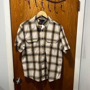 Carhartt Loose fit button down plaid shirt-M